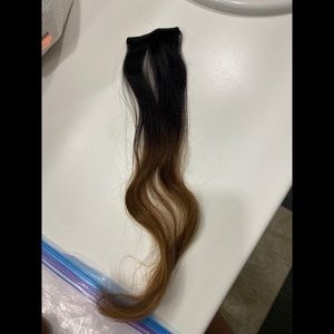 18 inch ombré clip in extensions